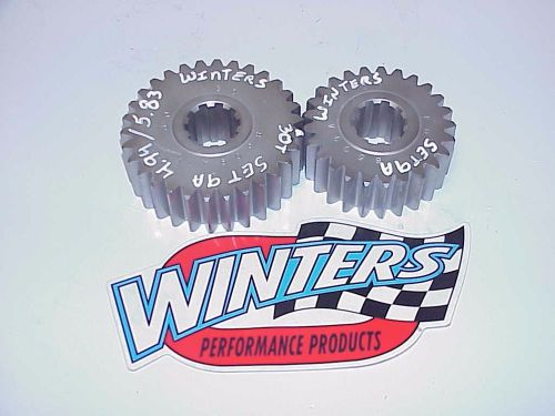 Winters set #9a quick change rear end 4.94-5.83 gears 10 spline r6 sprint car