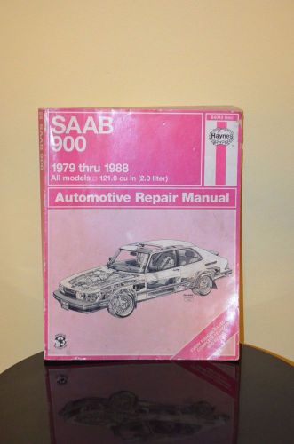 Haynes manual - saab 900 manual 1979 thru 1988 all models automotive repair
