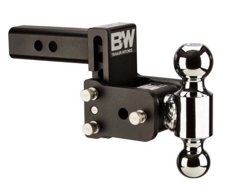 B&amp;w ts10033b tow and stow receiver hitch - 3&#034; drop 3 1/2&#034; rise - dual ball