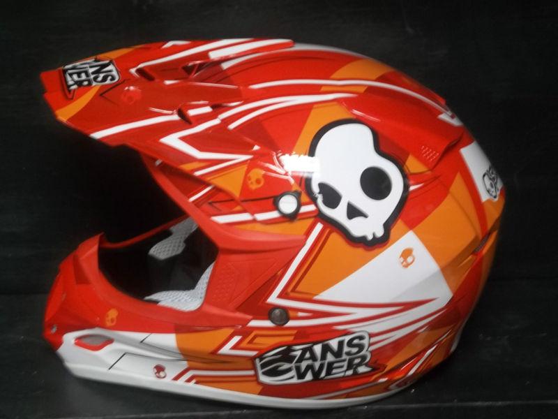 New answer racing skull candy adult moto helmet 