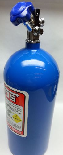Empty nitrous oxide systems nos 14745nos blue 10 lbs bottle with high-flow valve
