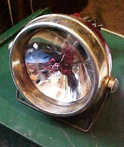 Vintage sears &amp; roebuck co. allstate spot &amp; warning 12 volt light lantern