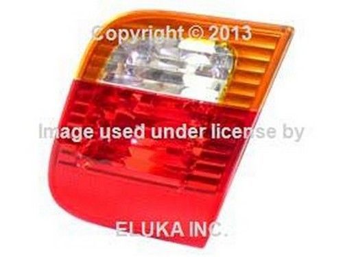 Bmw genuine taillight yellow lens around backup light for trunk lid rear right