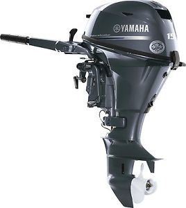 New 15 hp yamaha 4-stroke outboard motor 20&#034; shaft model no. f15lmha
