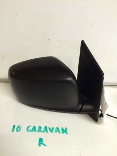 08 09 10 caravan door mirror pass side black txt finish heat 5 wire black plug