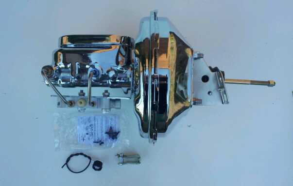11" chrome brake booster & master cylinder prop afx body (disc/ disc) (2b693)