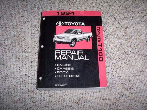1994 toyota t100 pickup truck shop service repair manual dx sr5 2.7l 3.0l v6 4wd