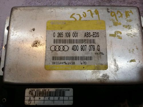 Audi audi a4 chassis brain box abs; (under lh rear seat), fwd 96 97 98 99