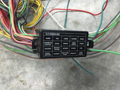 Ez 20 wiring harness and switch panel