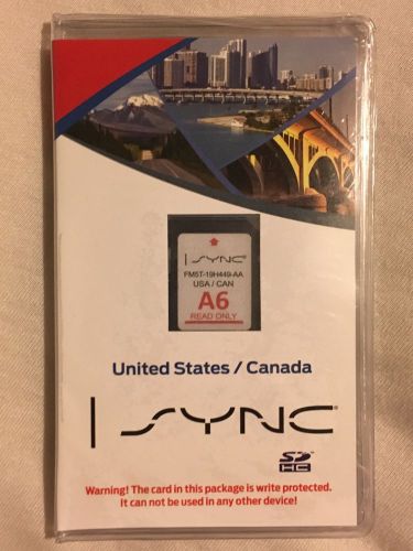 A6 map / navigation sd card , i sync fits all ford &amp; lincoln still sealed