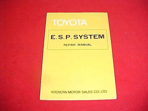 Toyota celica corolla corona esp electrical sensor panel service repair manual