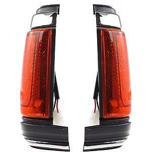 New corner lights parking side marker lamps set of 2 left &amp; right pickup pair