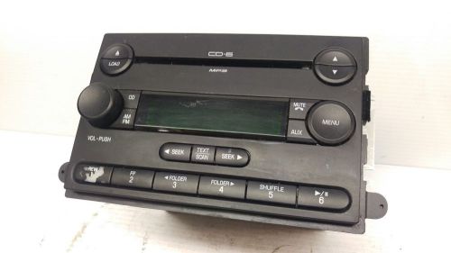 Ford oem 6 cd changer radio w sub freestar monterey f250 f350 focus 04 05 06 07