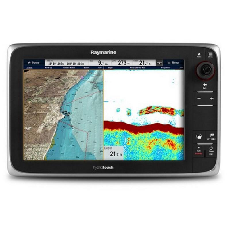 Raymarine c127 marine gps wi-fi 12.1" mf display w/sonar & us coastal charts