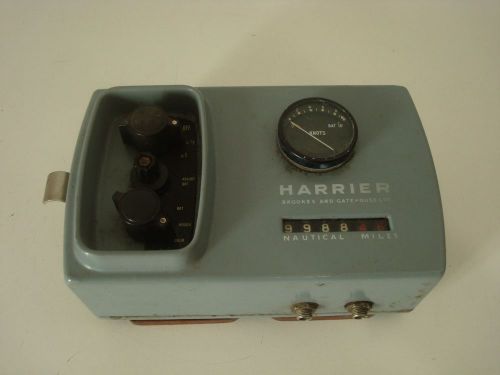 Vintage brookes and gatehouse &#039;harrier&#039; log and knotmeter marine nautical