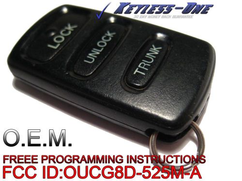 02-05 mitsubishi eclipse keyless entry remote oem oucg8d-525m-a 4 button trunk