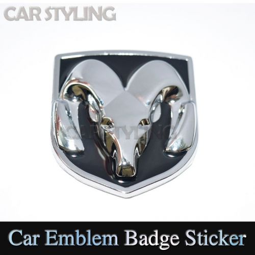 Hot!!! dodge ram steering wheel sticker car metal logo brand new badge emblem