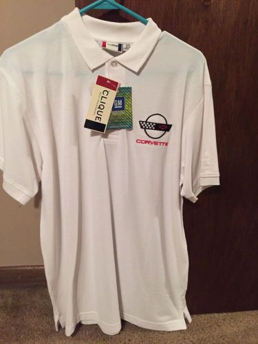 Corvette c4 polo shirt medium