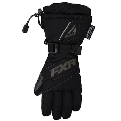 Fxr fusion waterproof reflective snow gloves,lg.,black/charcoal ~ 15614.10013