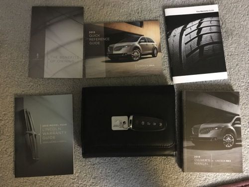 Owners manual for 2013 lincoln mkx