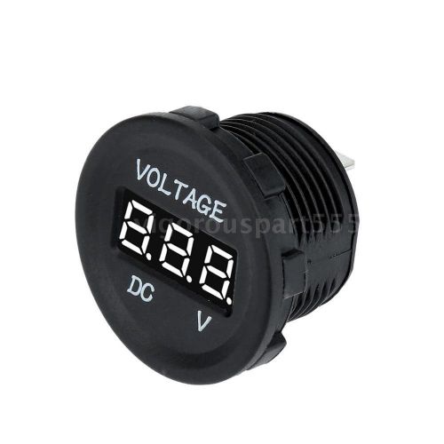 Kkmoon car motorcycle led digital voltmeter voltage gauge meter 6-30v red z7m0