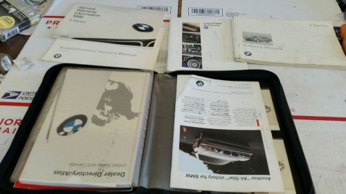 1995 95 bmw e36 3 series 318 325 m3 i is convertible owners manual set complete