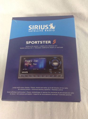 Sirius xm sportster 5 satellite radio receiver siriusxm complete vehicle set up