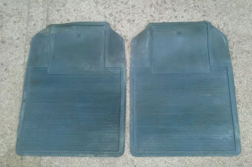 Rare 73-87 chevy gmc floor mats oem gm (blue) truck blazer suburban hard to find