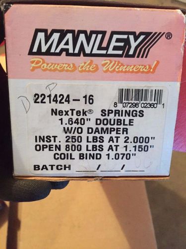 Manley nextek dual valve spring 1.640&#034; od 16 pc p/n 221424p-16