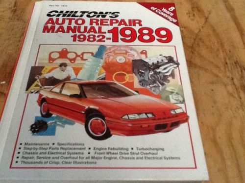 Chiton auto repair manual 1982-1989