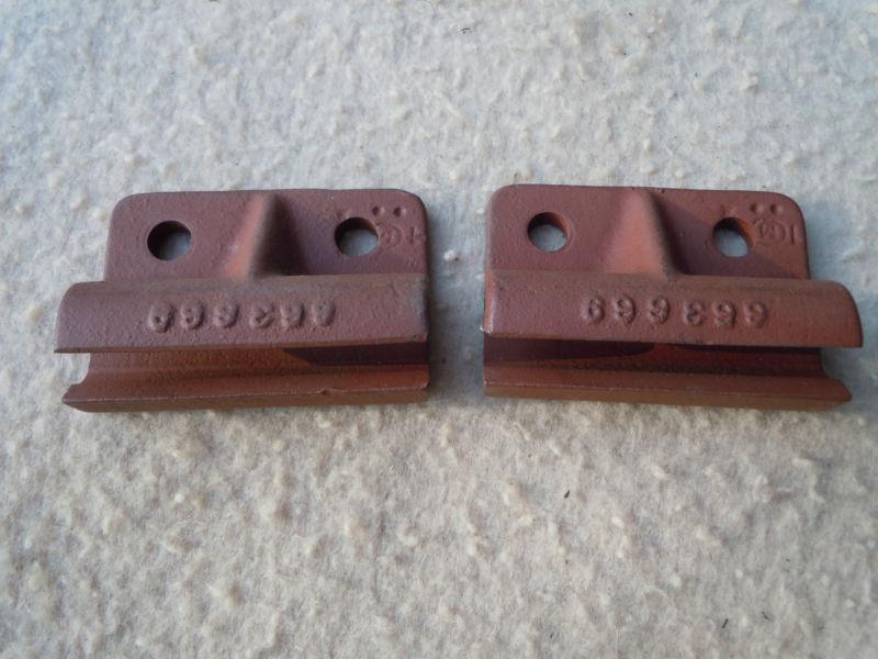 Used willys jeep m38 grill hinges and tailgate hinges - also fits  cj tailgate