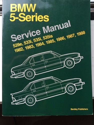 Bmw 5-series service manual : 1982-1988 by bentley (1991, paperback)