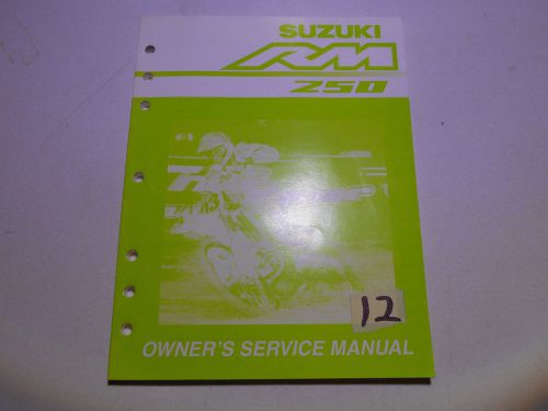 Suzuki  rm250 service repair manual  #12