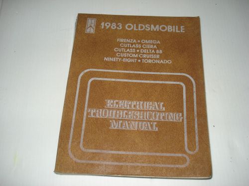 1983 oldsmobile electrical troubleshooting diagnosis service manual oem original