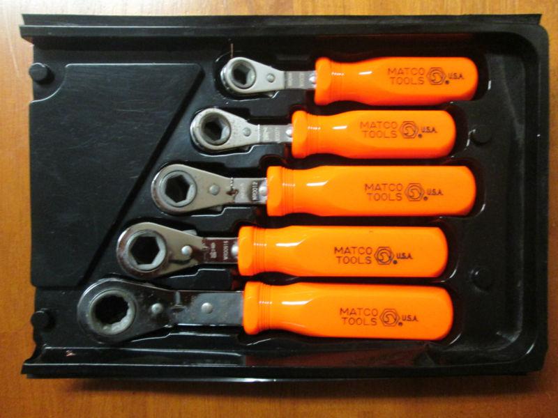 Matco tools standard size orange ratchet handles 3/8 to 5/8