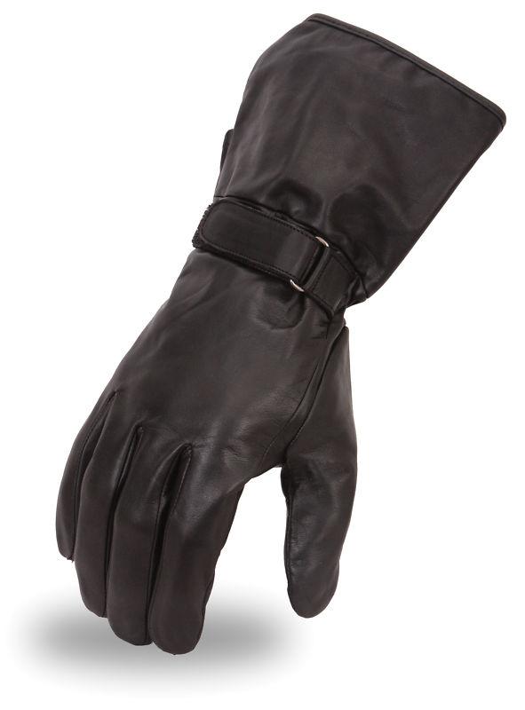 Made by fmc  analine cowhide men's motorcycle  gauntlet gloves fi126gel