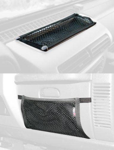 Glove box and dash trail net kit for jeep wrangler 1997-2006