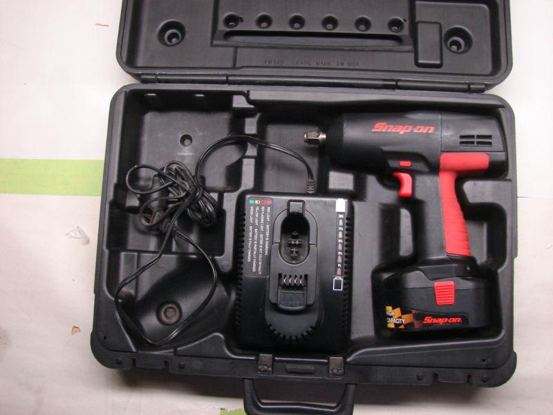 Snap-on tools cordless 1/2" drive 18v impact wrench - ct3850- great condition!