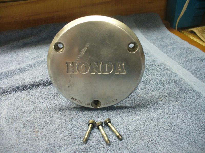 Honda  ca160 c92 cs92 c95 ca95 cb95 dream   stator cover and screws   #07826