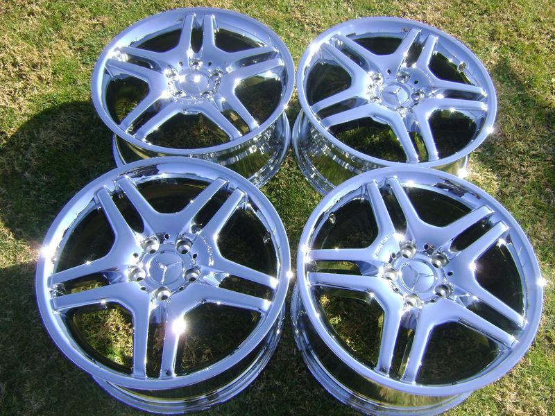 18'' new mercedes benz cl55/ s55/s430/s500 chrome wheels amg 
