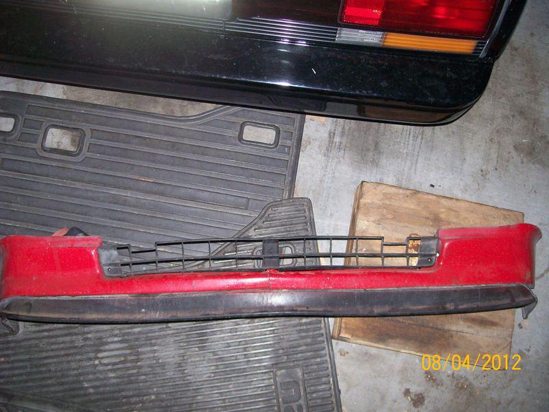 1985-89 toyota mr2 under front bumper spoiler complete (red)