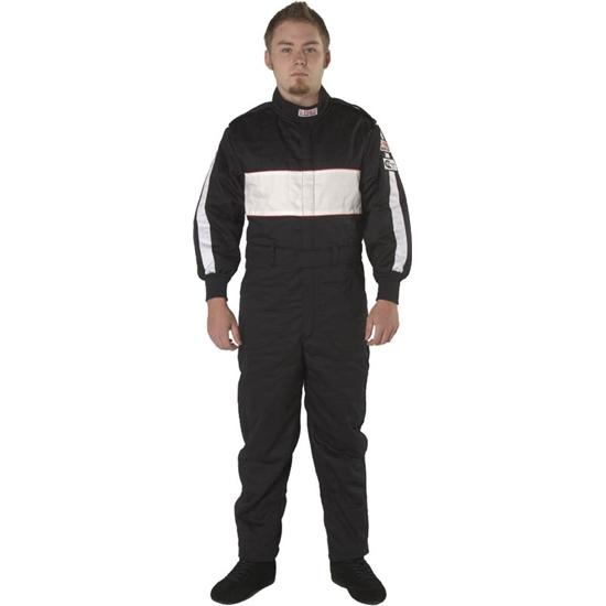 New g-force 105 black large sfi 3.2a/1 pyrovatex racing/fire suit
