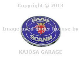 New genuine saab 9-5 1999-2000 hood emblem logo badge 4911541