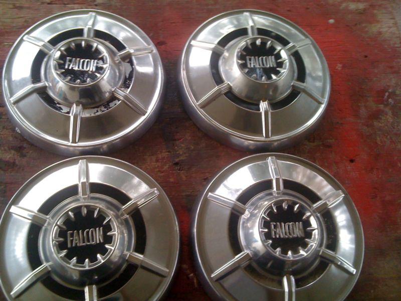 1964-65 falcon dog dish hub caps