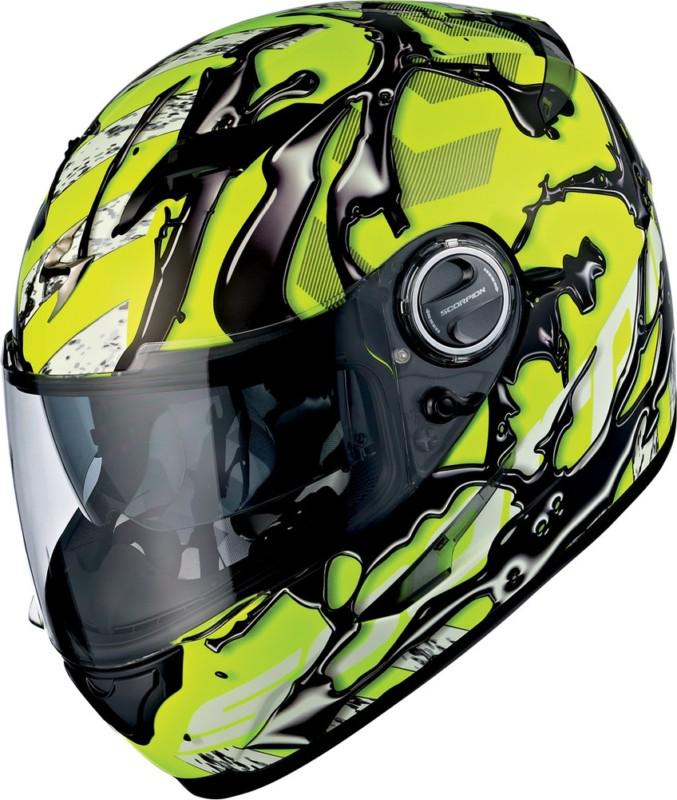 Scorpion exo-500 street helmet - oil - neon - md