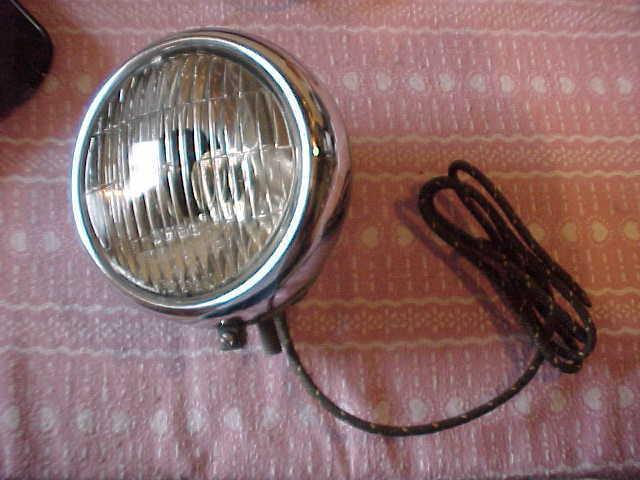 Nos guide fog lamp assy pontiac olds buick chevy cadillac 1942 1946 1947 1948
