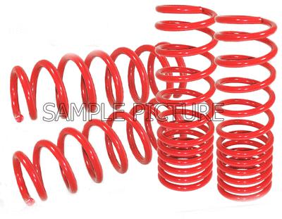 Red nissan altima 02-06 l31 front+ rear suspension coil lower lowering springs