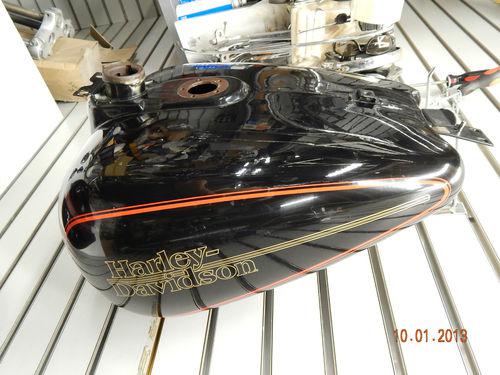 Harley gas tank touring fl classic ultra tour glide dresser bag 89-95 black nice