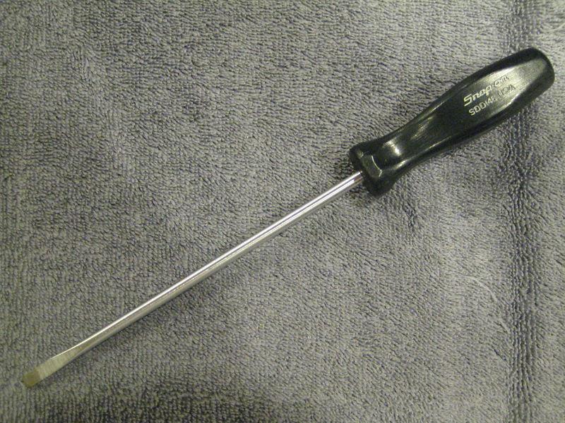 Snap-on 8-7/8" cabinet type flat tip screwdriver model #sdd 146
