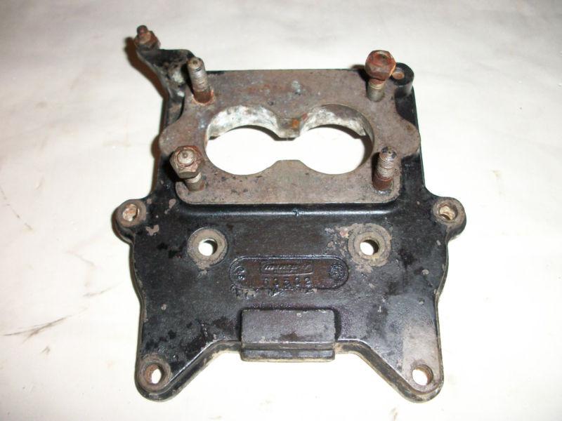 Sell mercruiser carburetor adapter 55885 4 / 2 barrel 72 78 gm chevy